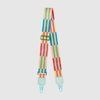 "RAINBOW ROAD" Striped Bag Strap / Camera Strap